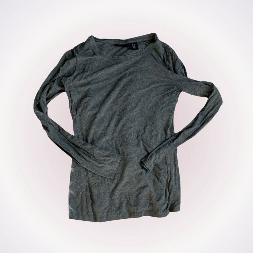 Adrienne Vitadinni Olive Green Long Sleeve T-Shirt | Sz XS
